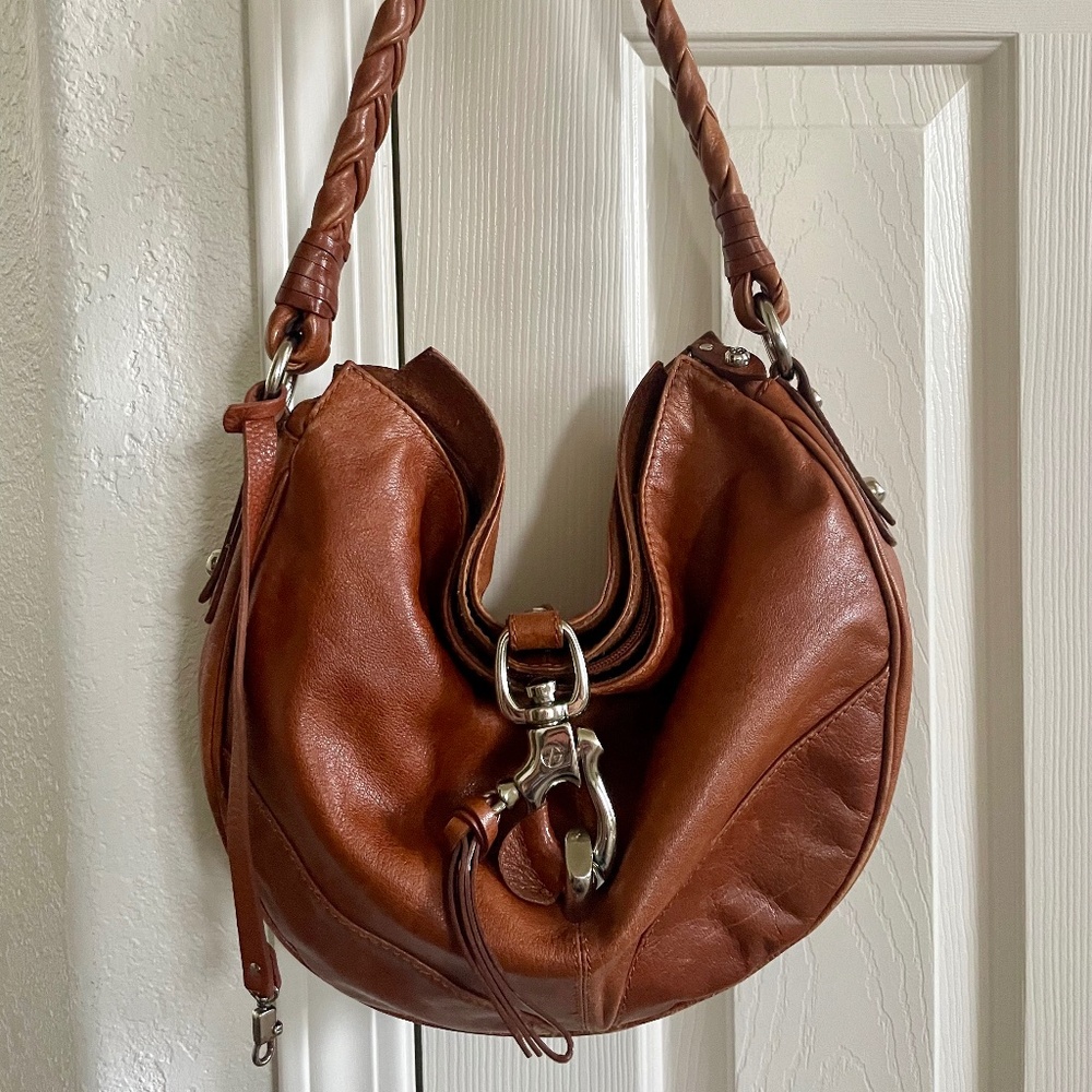 Francesco Biasia Leather Shoulder Bag